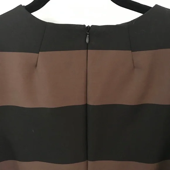 Marimekko Eerika Dress, size 42 (US size 12), Brown & Black - Picture 8 of 11